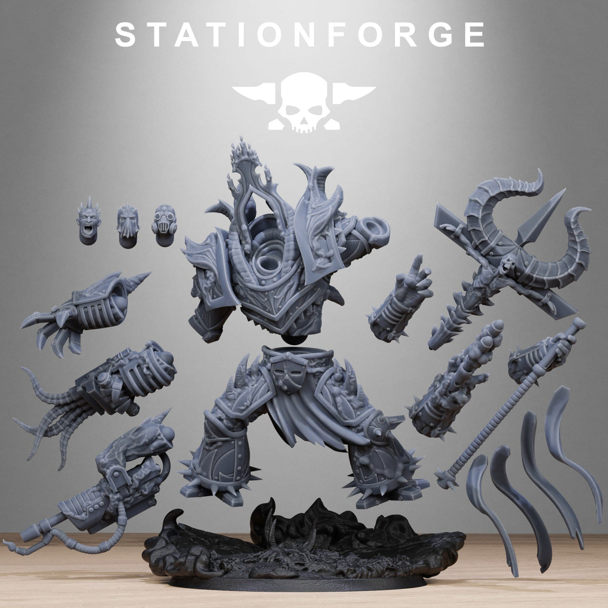 Tabletop Terrain Miniature Corrupted Guard King Brute