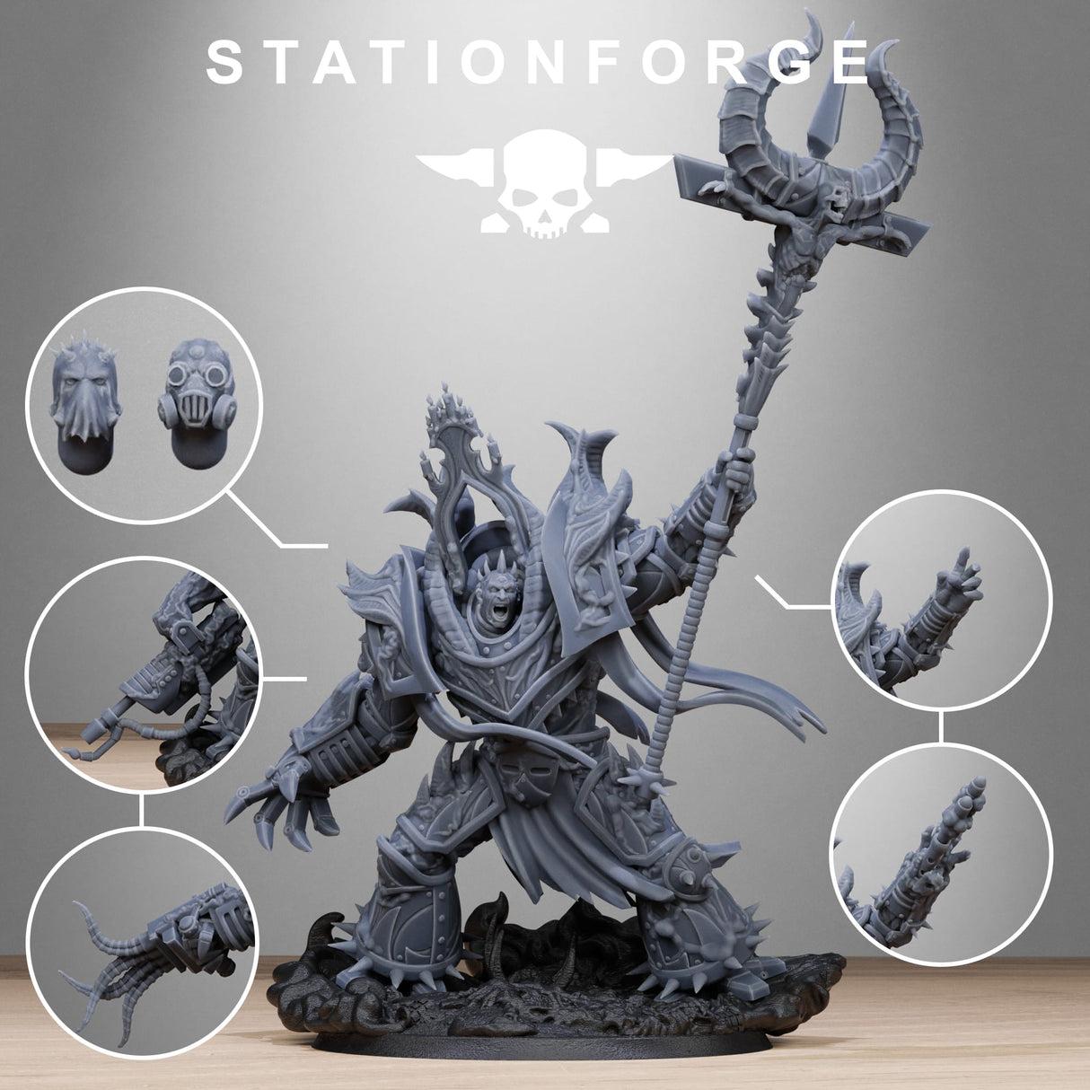 Tabletop Terrain Miniature Corrupted Guard King Brute