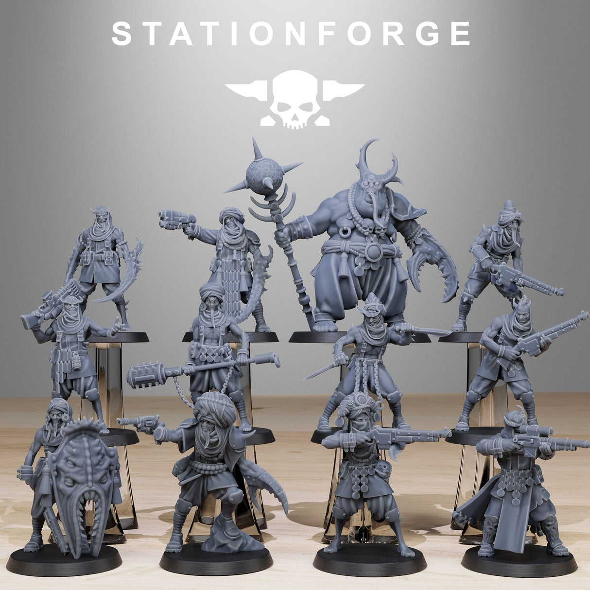 Tabletop Terrain Miniature Corrupted Guard Lechers