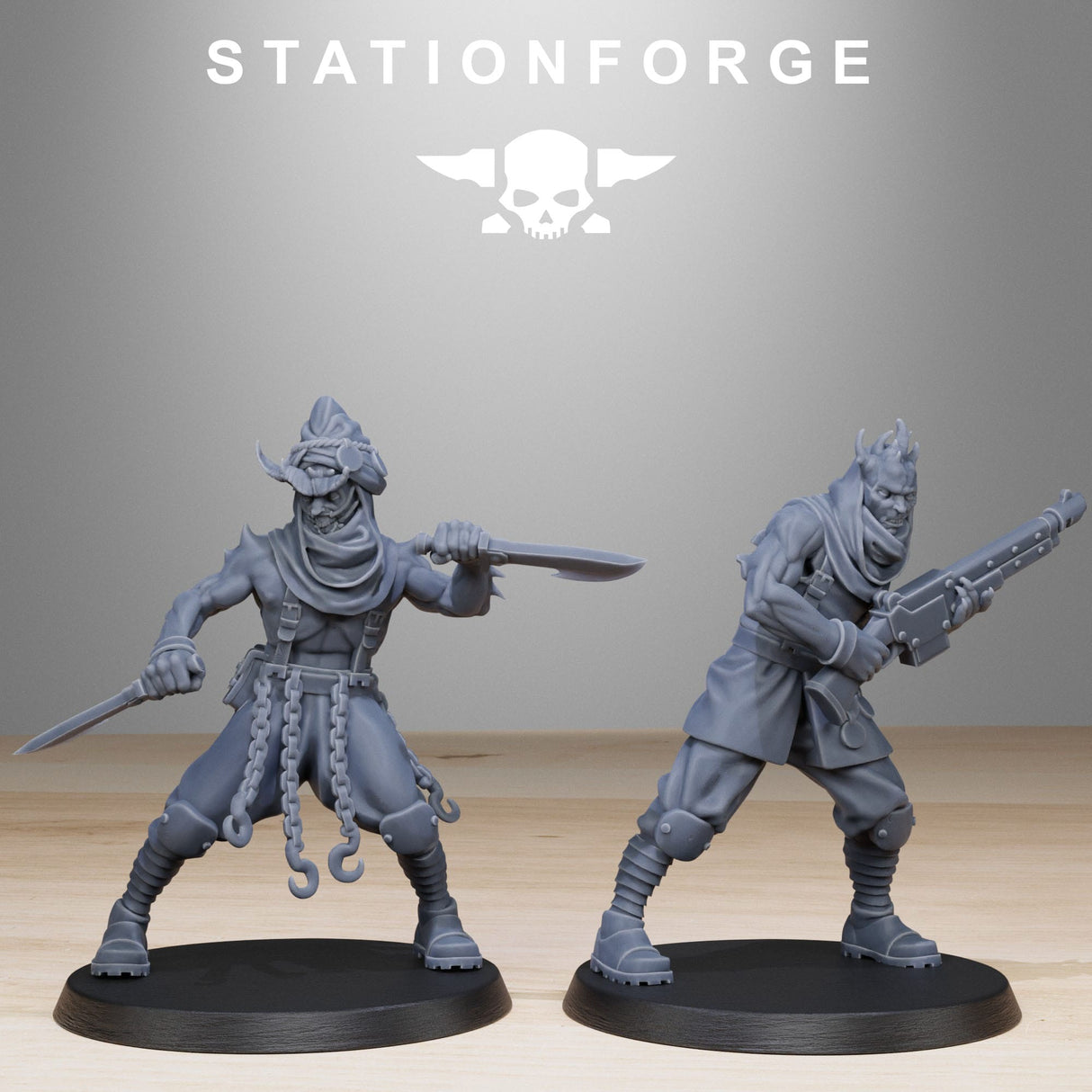Tabletop Terrain Miniature Corrupted Guard Lechers