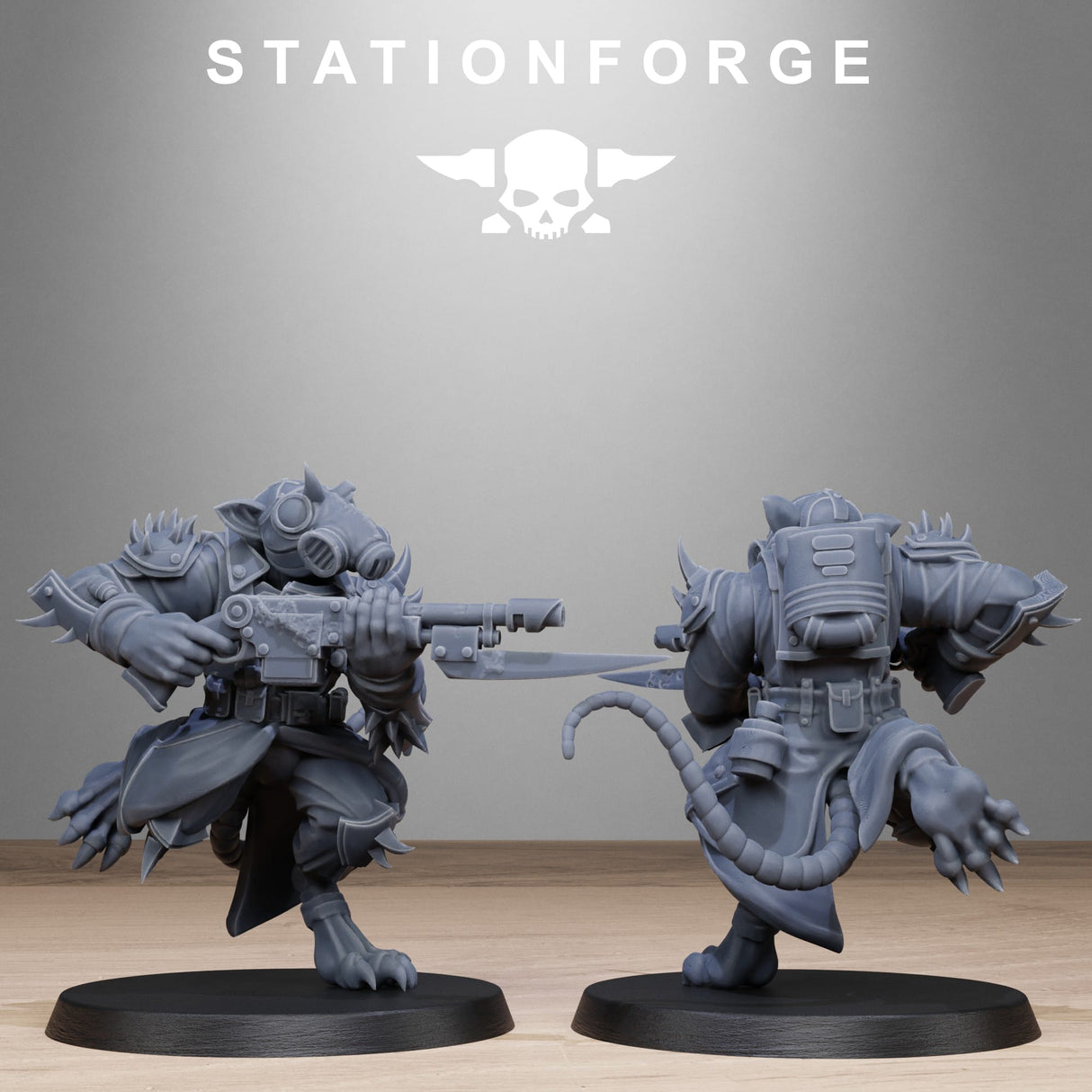 Tabletop Terrain Miniature Corrupted Guard Raticus