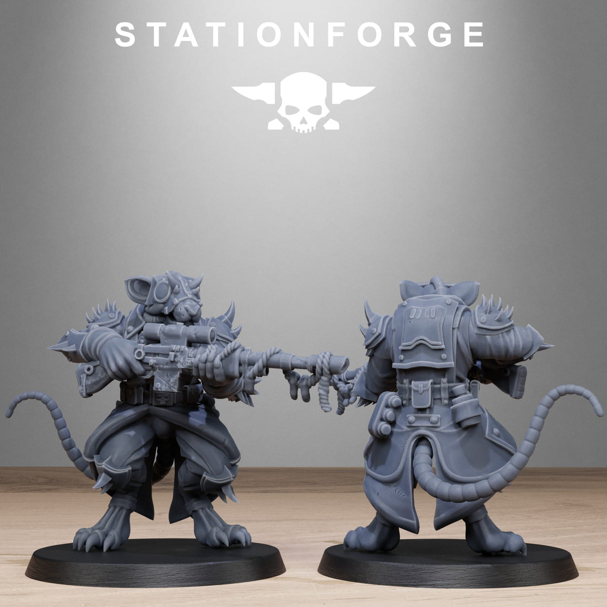 Tabletop Terrain Miniature Corrupted Guard Raticus