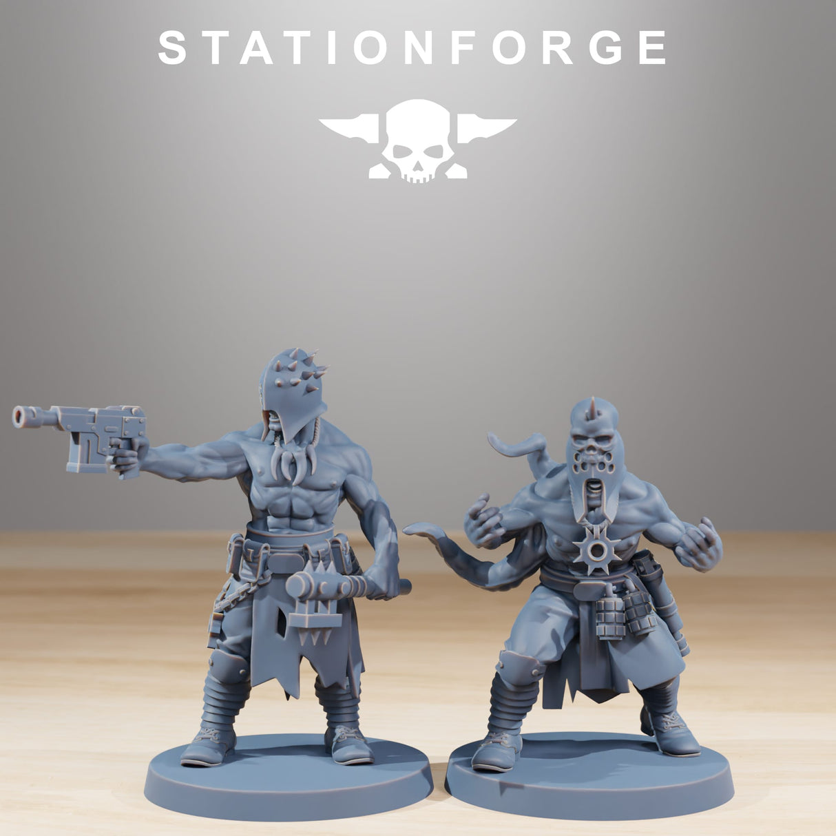 Tabletop Terrain Miniature Corrupted Guard Sectarians