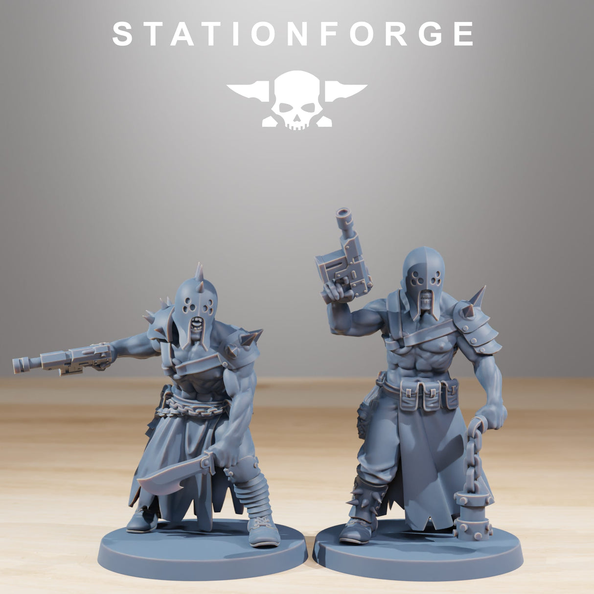 Tabletop Terrain Miniature Corrupted Guard Sectarians