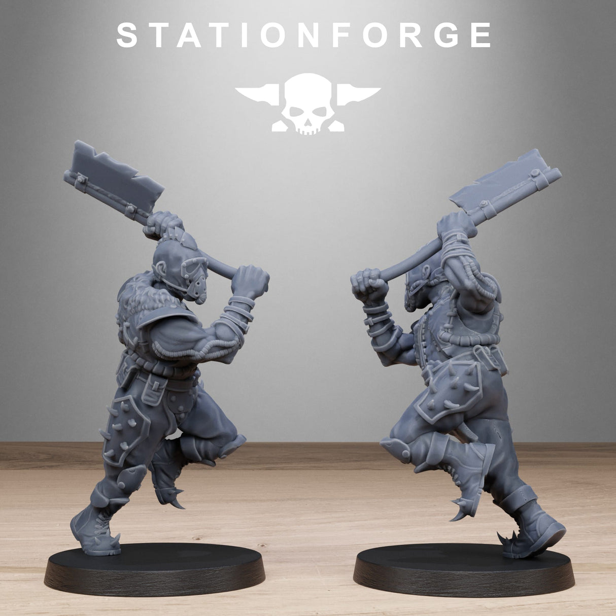 Tabletop Terrain Miniature Corrupted Guard Spikers