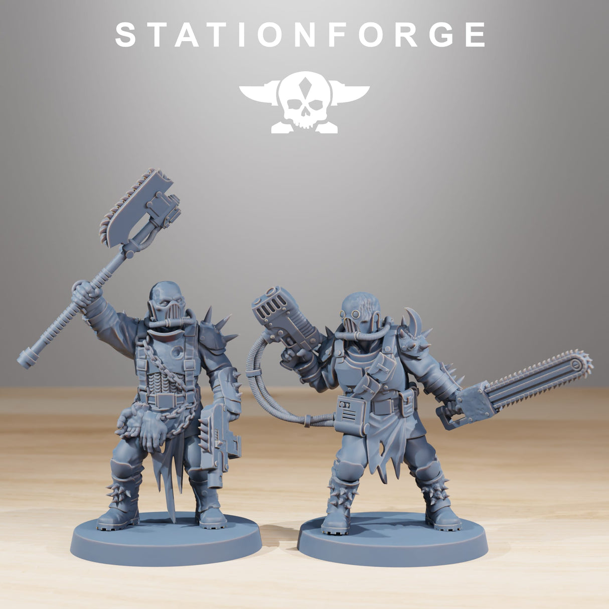 Tabletop Terrain Miniature Corrupted Guard The Forsaken