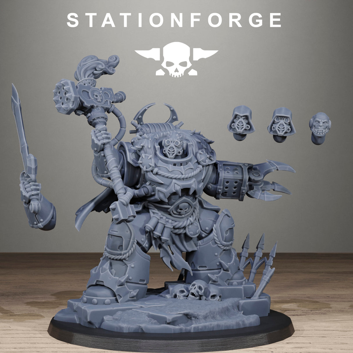 Tabletop Terrain Miniature Corrupted Guard Zorvan Lord