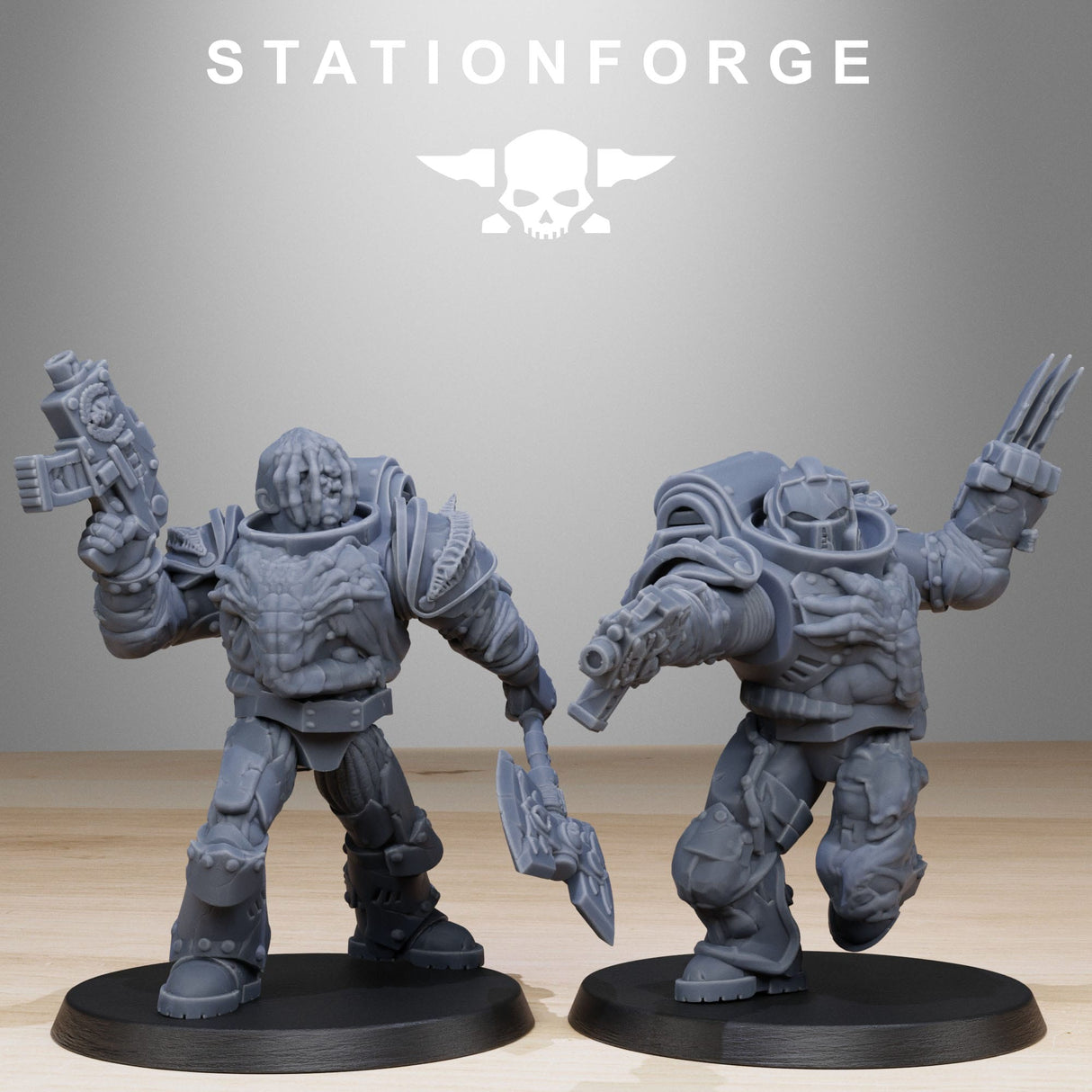 Tabletop Terrain Miniature Corrupted Socratis Infantry