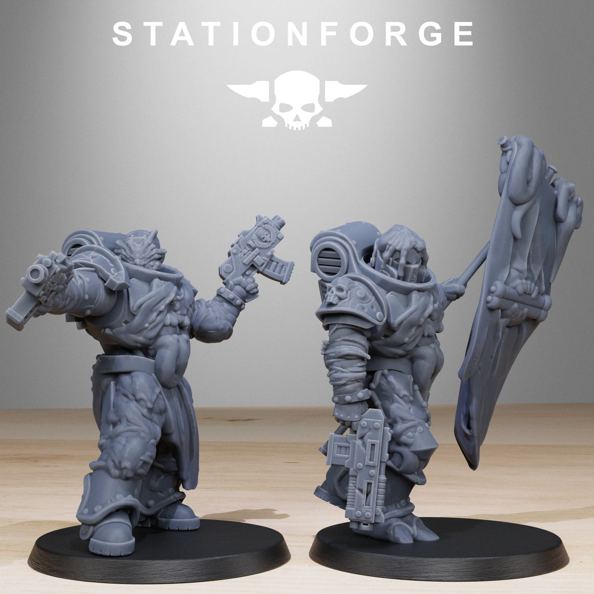 Tabletop Terrain Miniature Corrupted Socratis Infantry