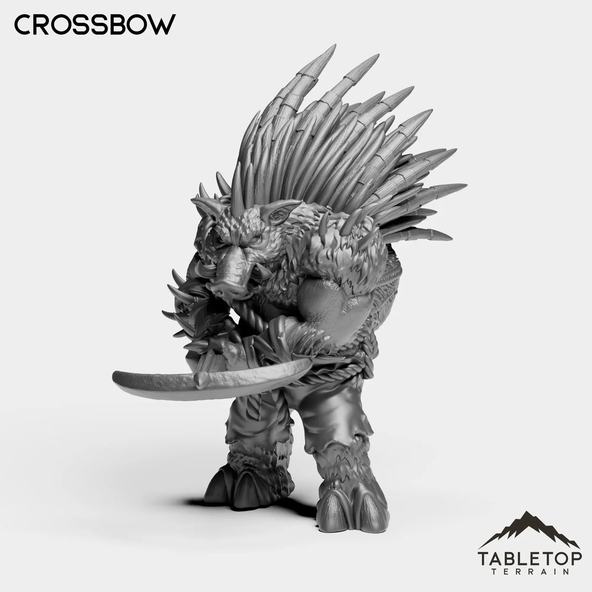 Tabletop Terrain Miniature Crossbow Quilboar Hunter