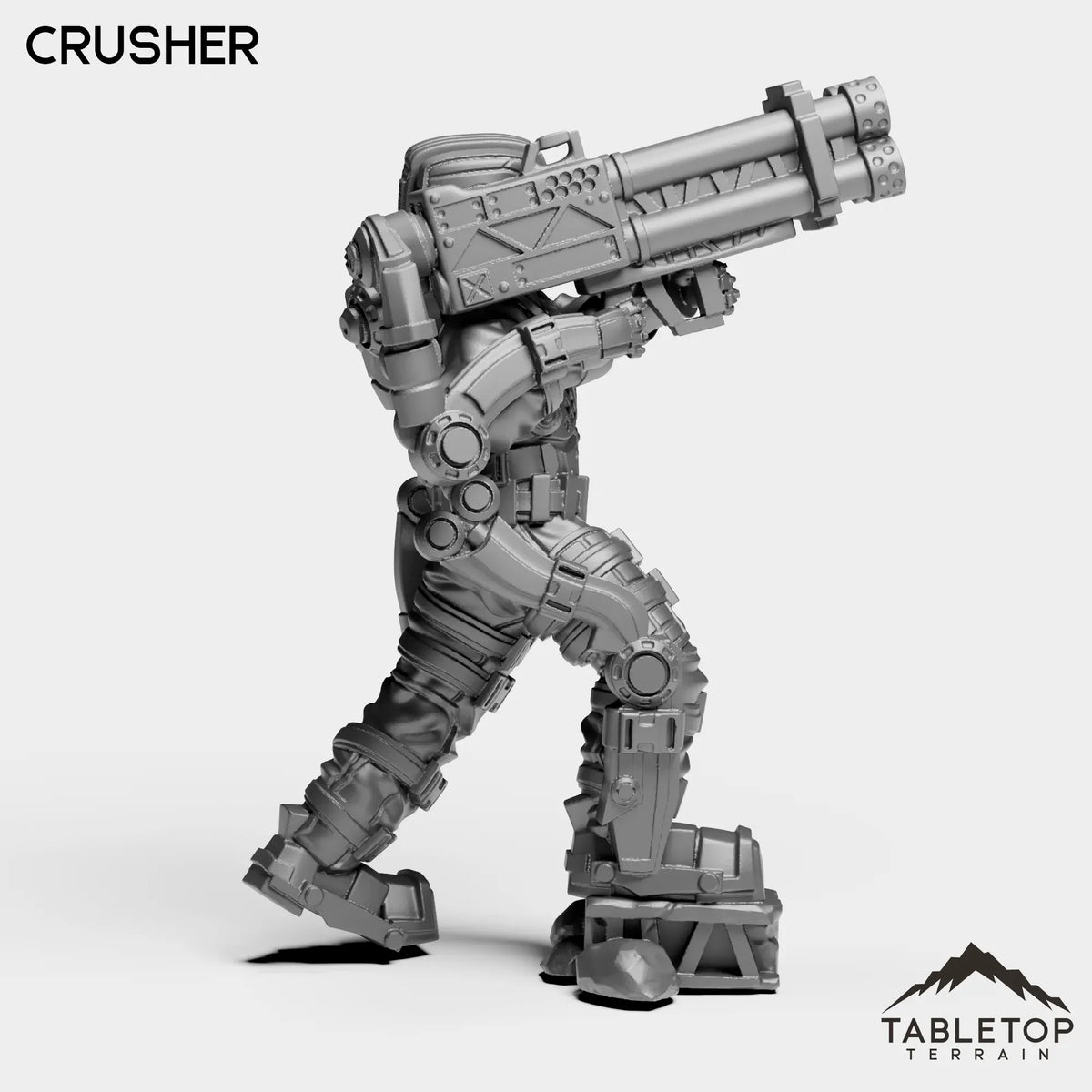 Tabletop Terrain Miniature Crusher - Endoskeleton Soldiers
