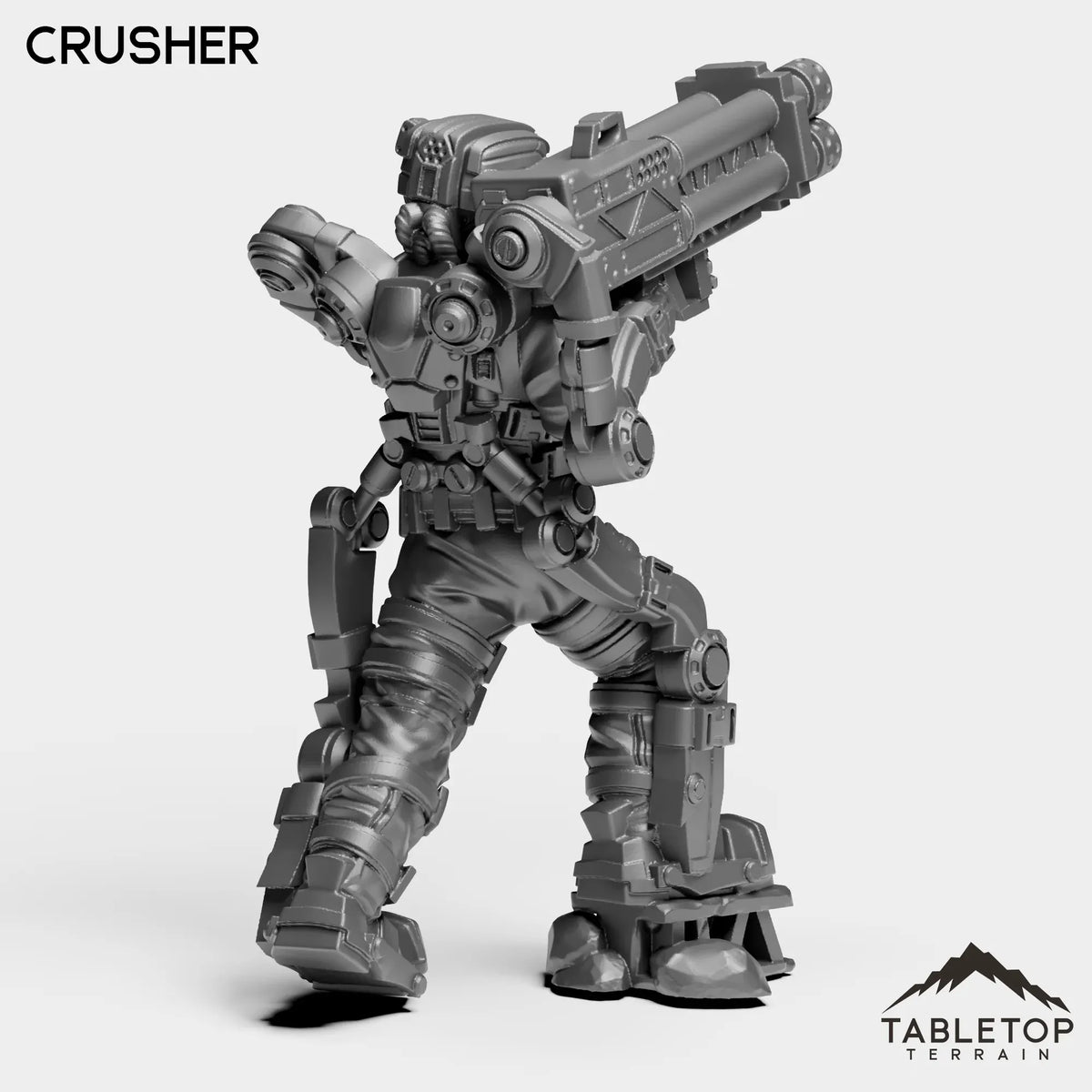 Tabletop Terrain Miniature Crusher - Endoskeleton Soldiers