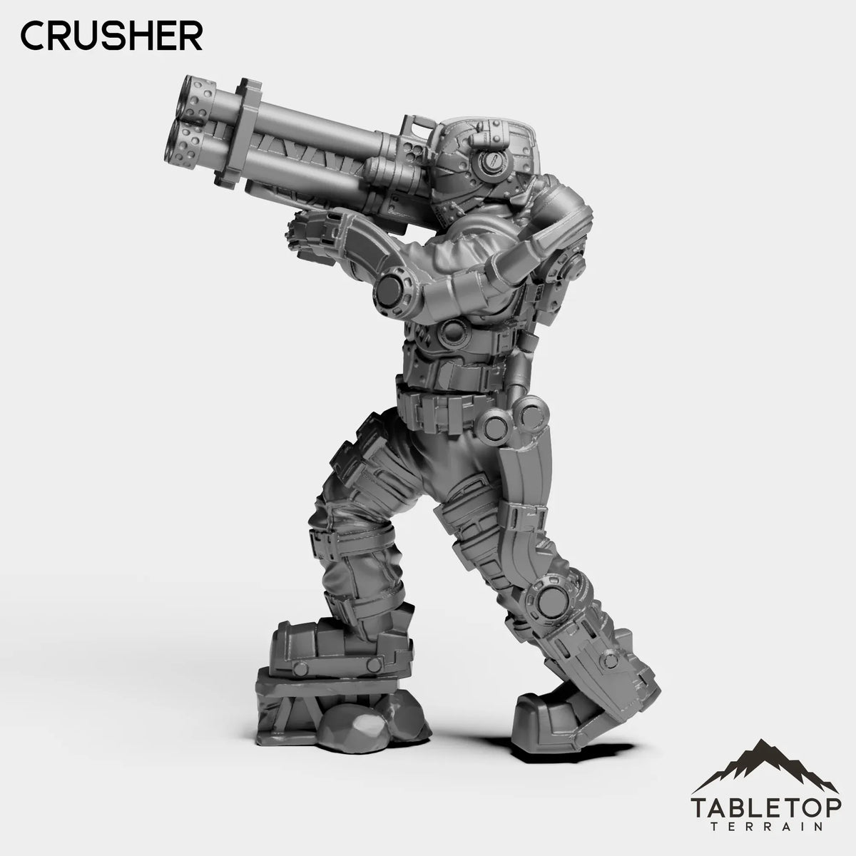 Tabletop Terrain Miniature Crusher - Endoskeleton Soldiers