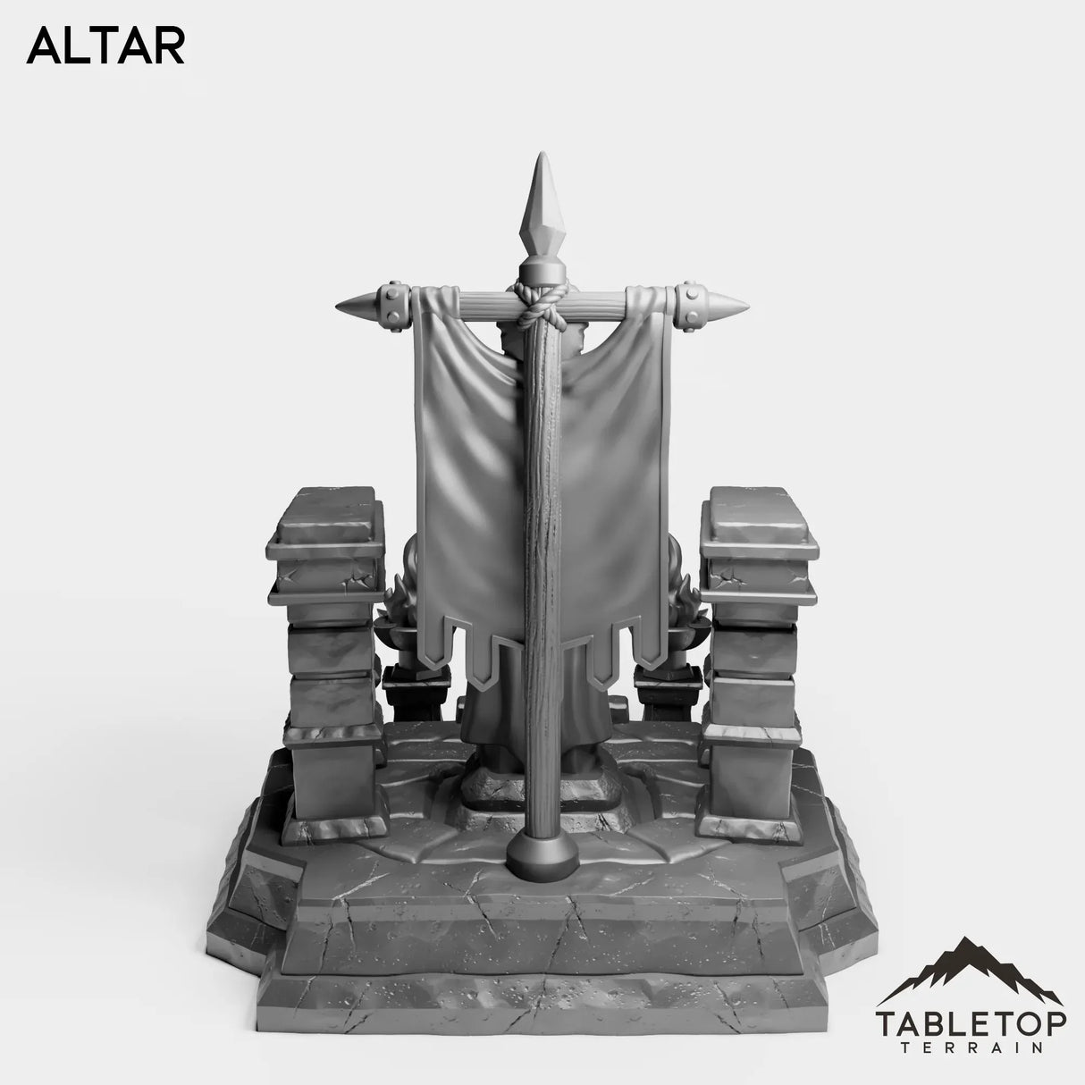 Tabletop Terrain Miniature Culled Knights Altar