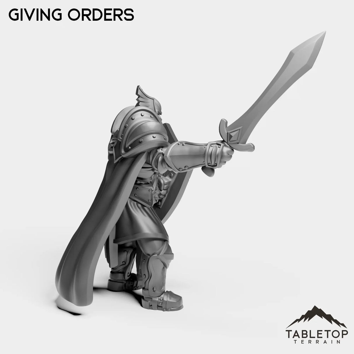 Tabletop Terrain Miniature Culled Knights Captain