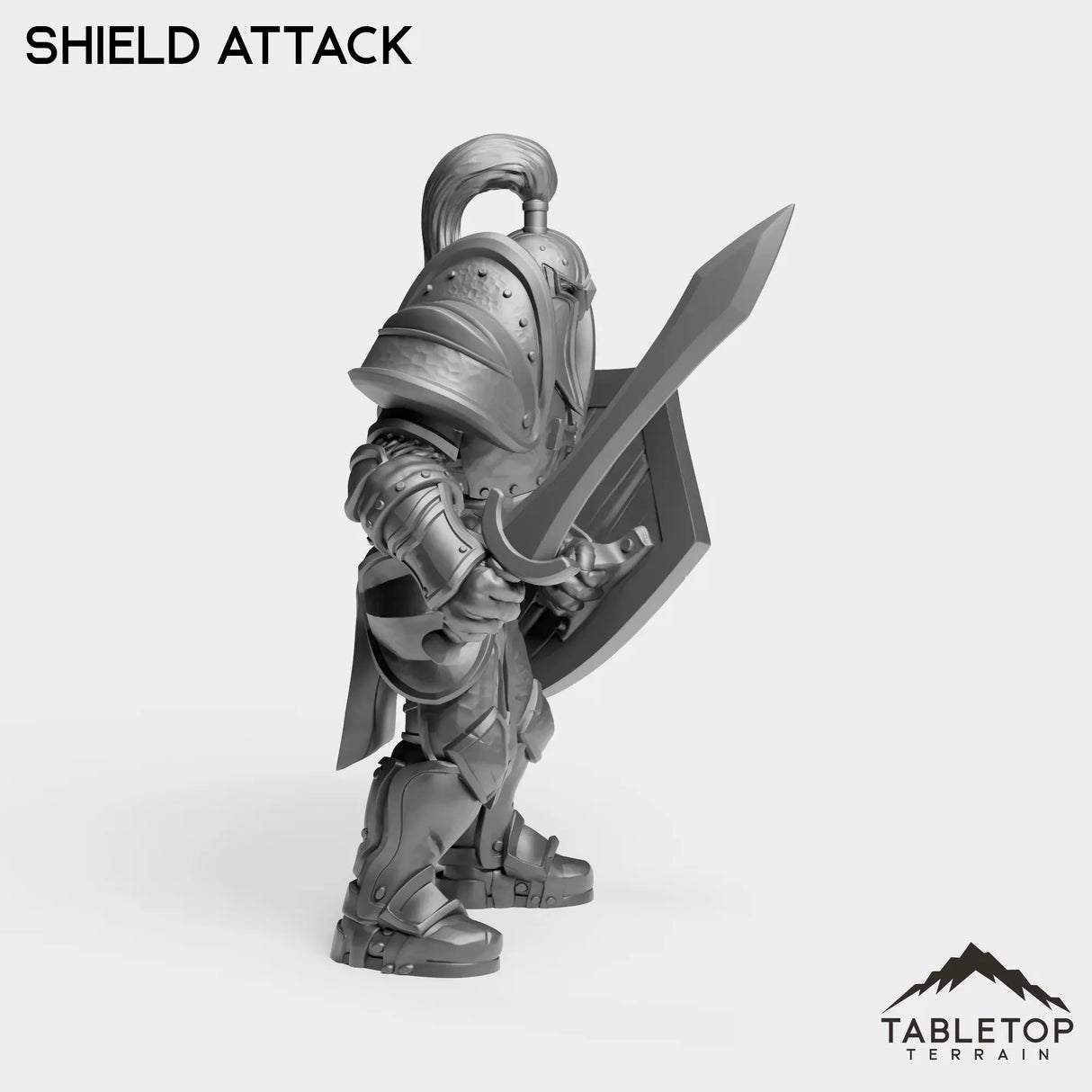 Tabletop Terrain Miniature Culled Knights Footman