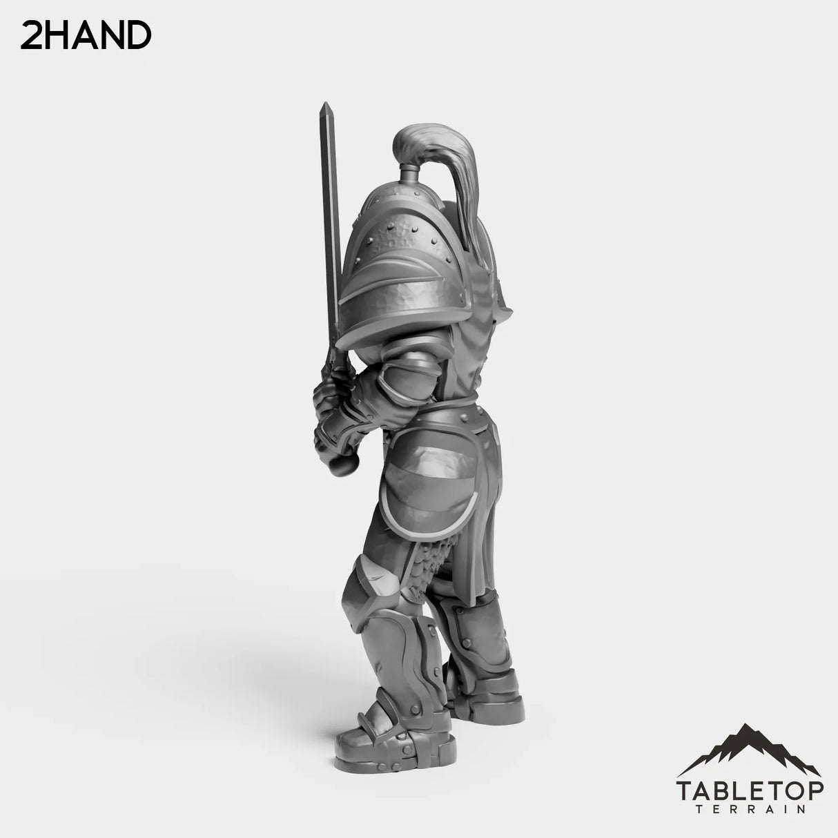 Tabletop Terrain Miniature Culled Knights Footman Female