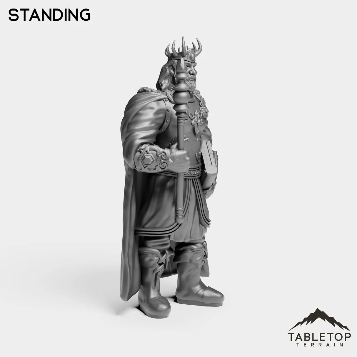 Tabletop Terrain Miniature Culled Knights King