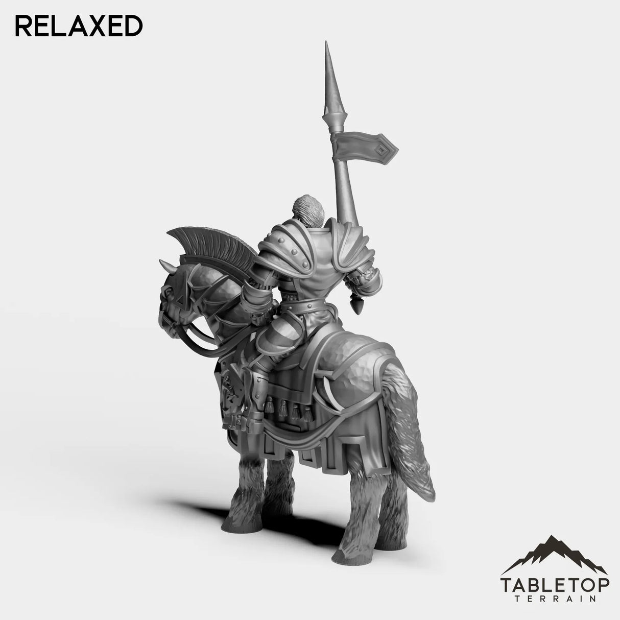 Tabletop Terrain Miniature Culled Knights on Horse