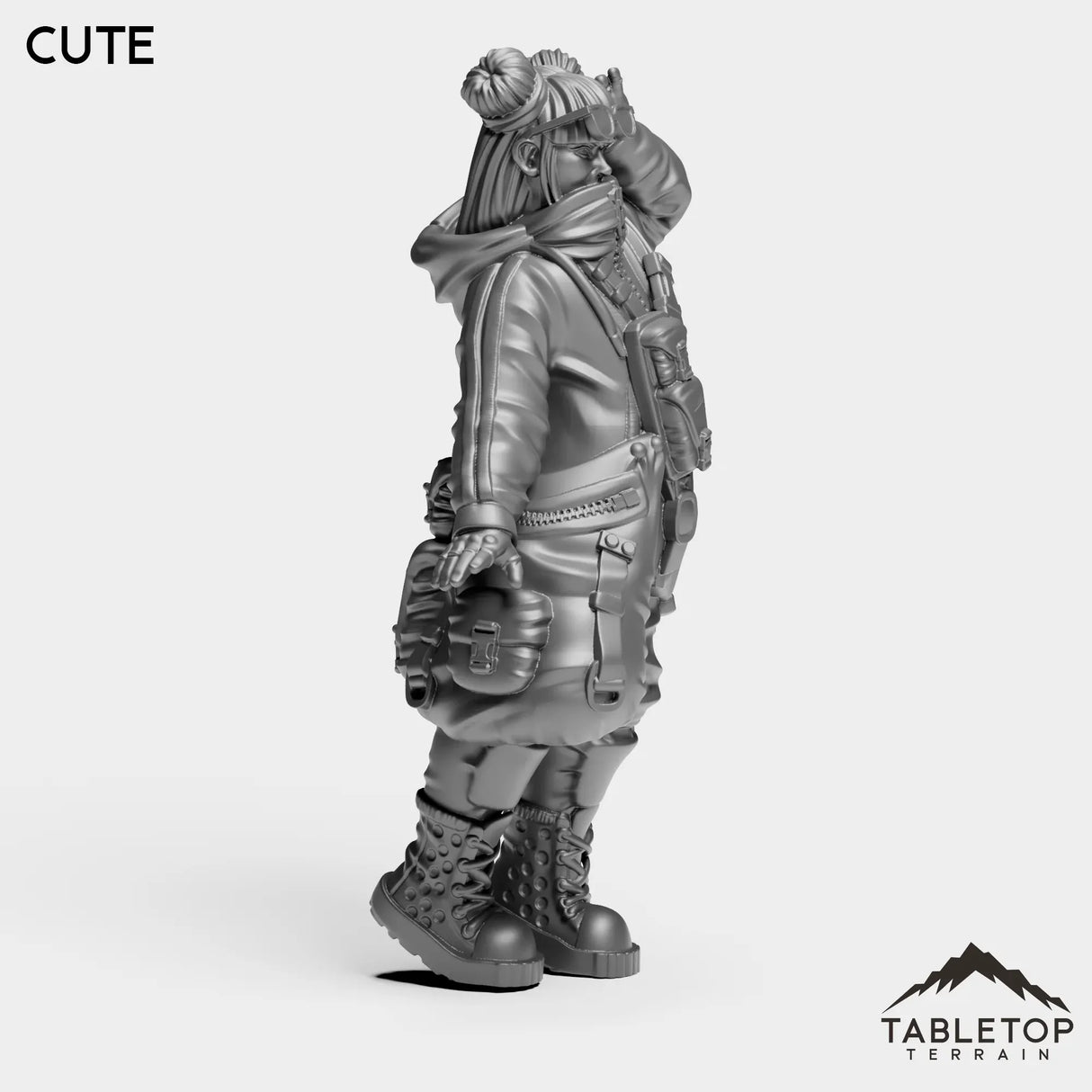 Tabletop Terrain Miniature Cute - Sleepless City
