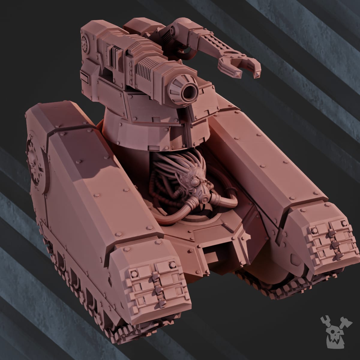 Tabletop Terrain Miniature Cyber Turret