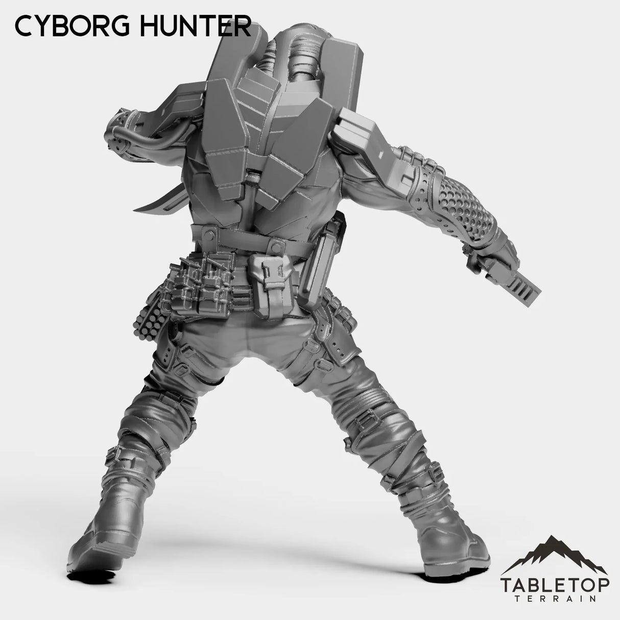 Tabletop Terrain Miniature Cyborg Hunter - Micromachines Corp