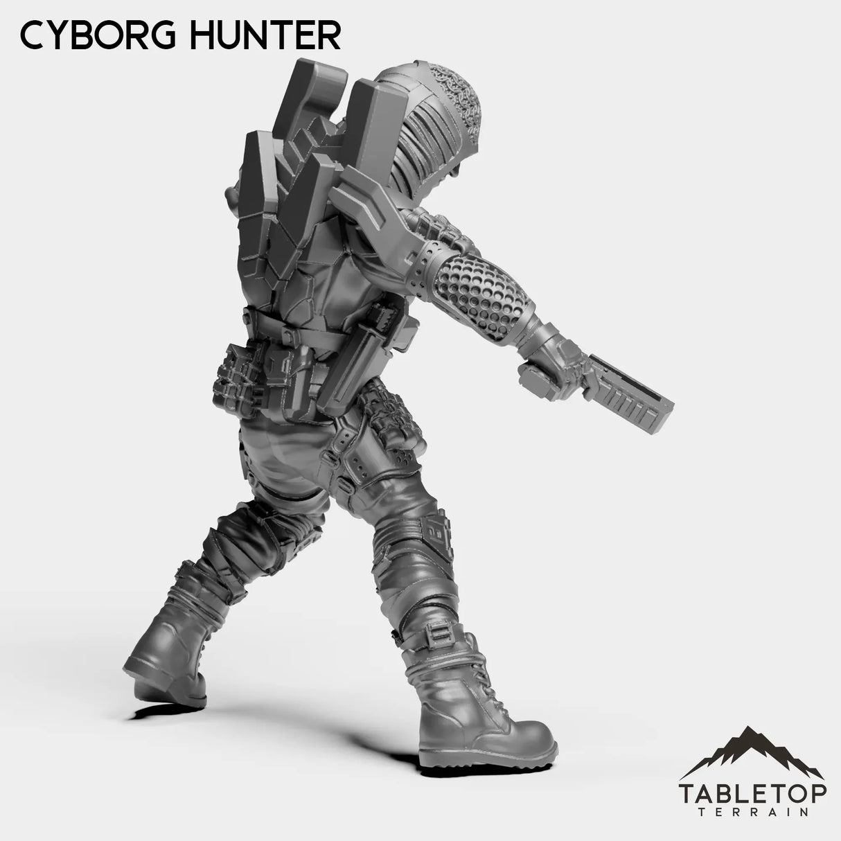 Tabletop Terrain Miniature Cyborg Hunter - Micromachines Corp
