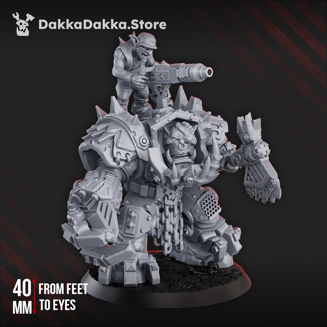 Tabletop Terrain Miniature 'Da Great Arma Boss