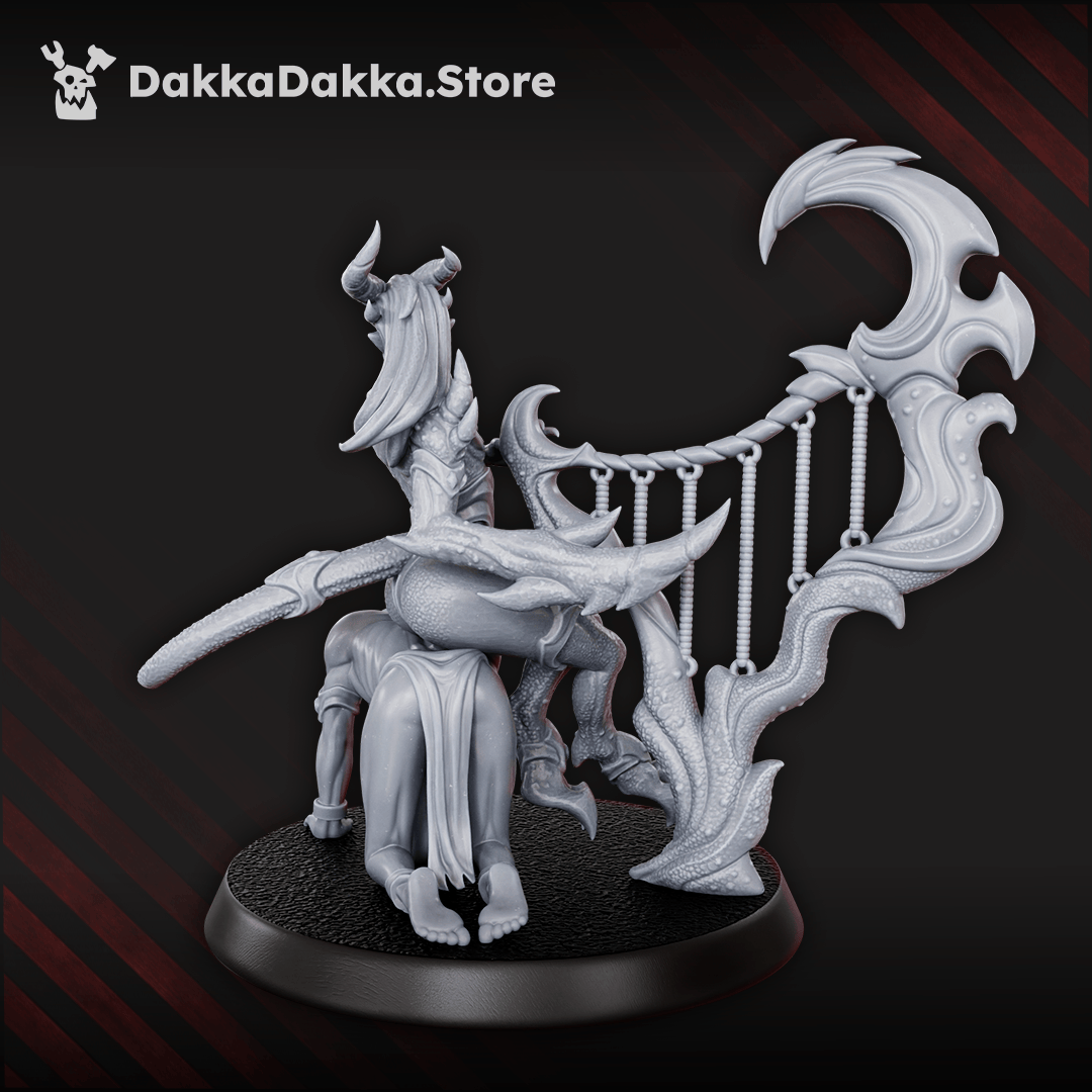 Tabletop Terrain Miniature Daemons of Lust Infernal Harpist