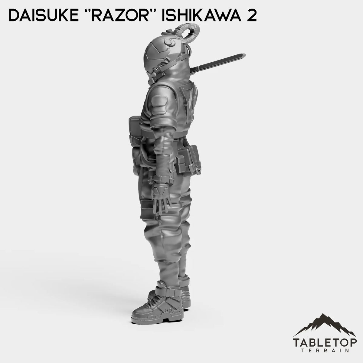 Tabletop Terrain Miniature Daisuke ''Razor'' Ishikawa