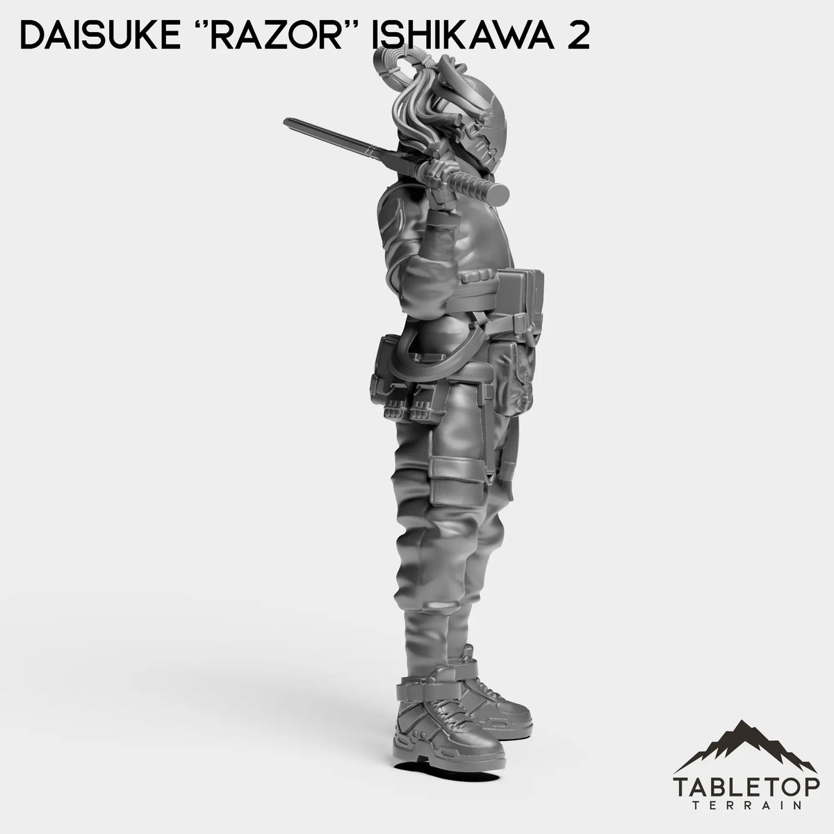 Tabletop Terrain Miniature Daisuke ''Razor'' Ishikawa