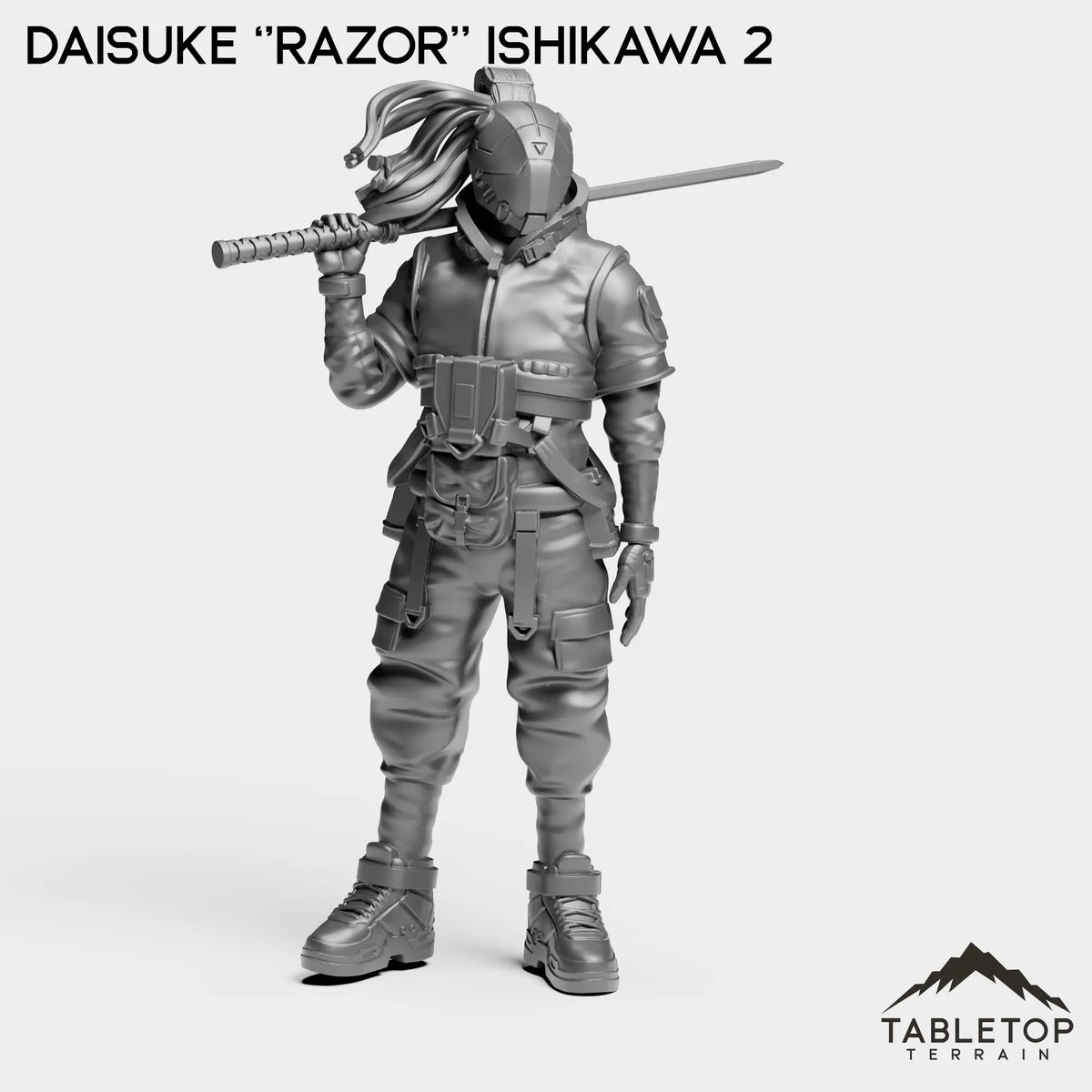 Tabletop Terrain Miniature Daisuke ''Razor'' Ishikawa