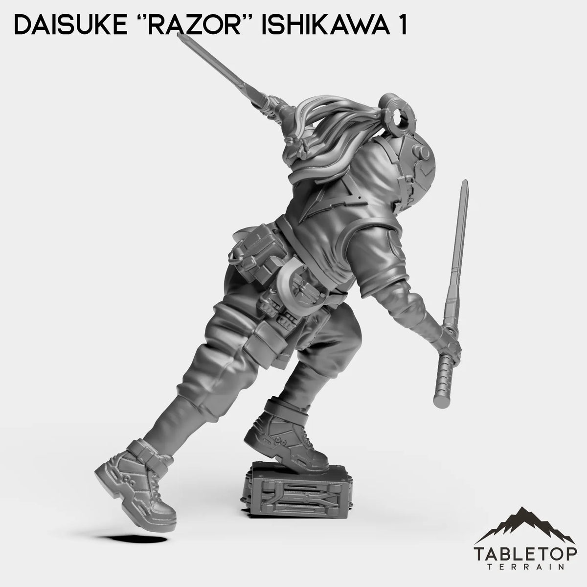 Tabletop Terrain Miniature Daisuke ''Razor'' Ishikawa