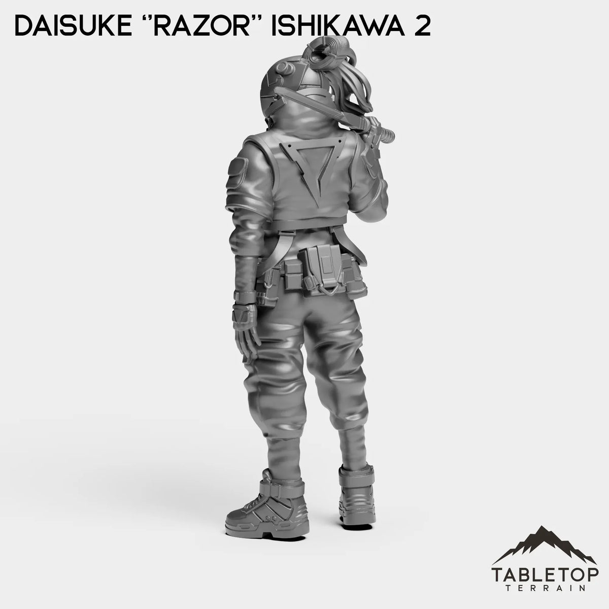 Tabletop Terrain Miniature Daisuke ''Razor'' Ishikawa