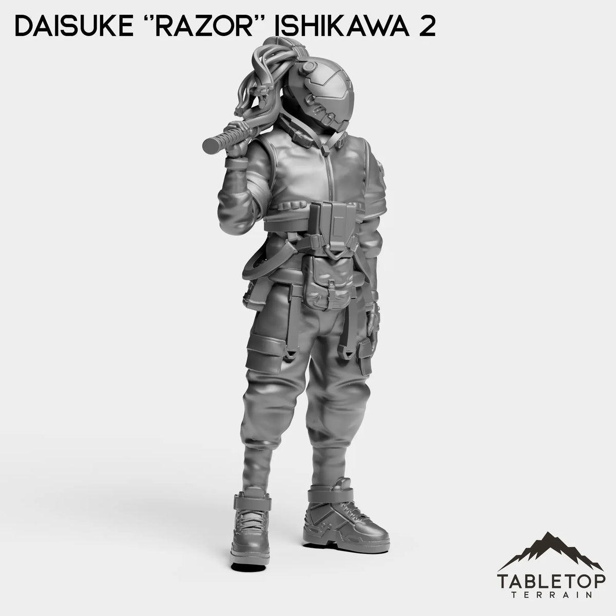 Tabletop Terrain Miniature Daisuke ''Razor'' Ishikawa