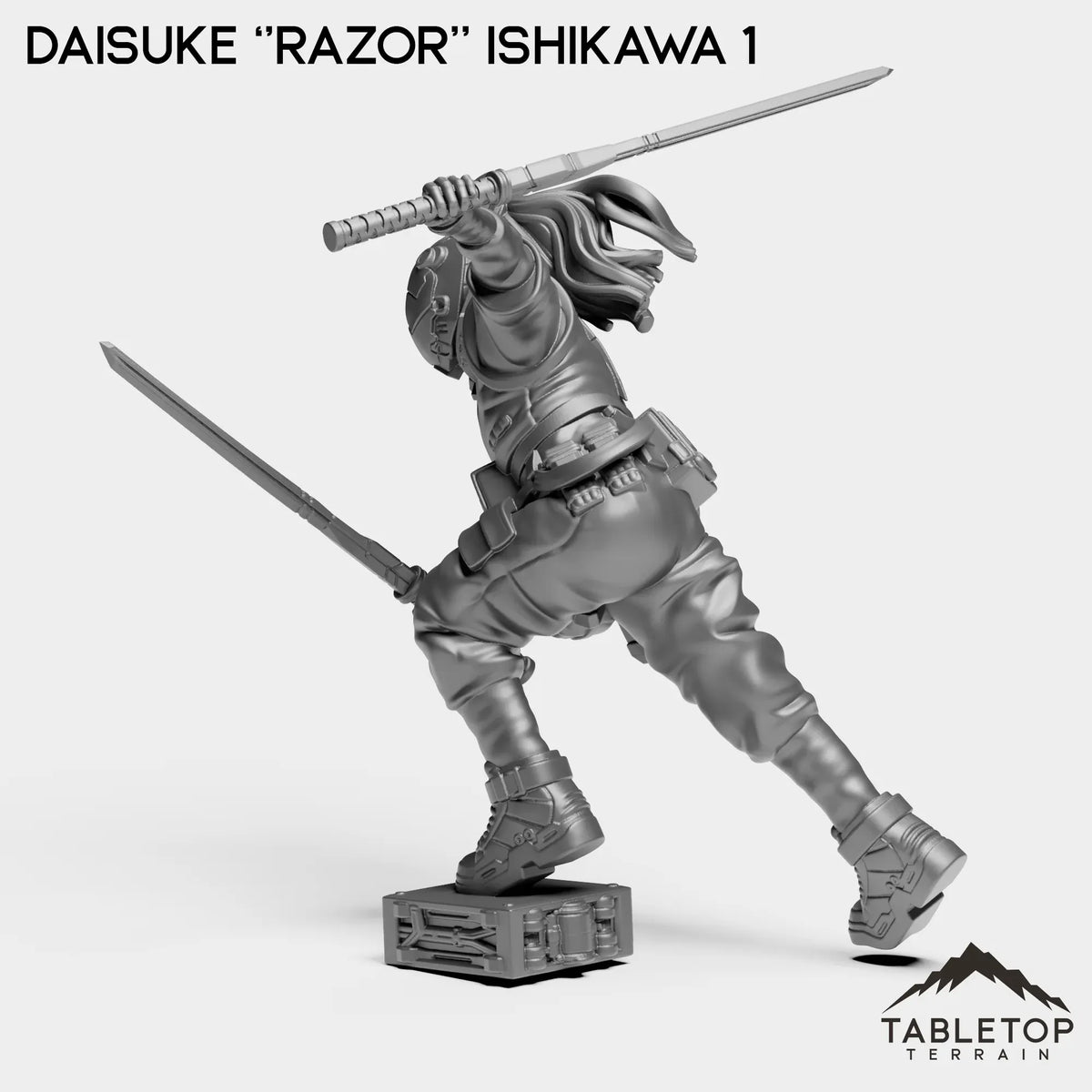 Tabletop Terrain Miniature Daisuke ''Razor'' Ishikawa