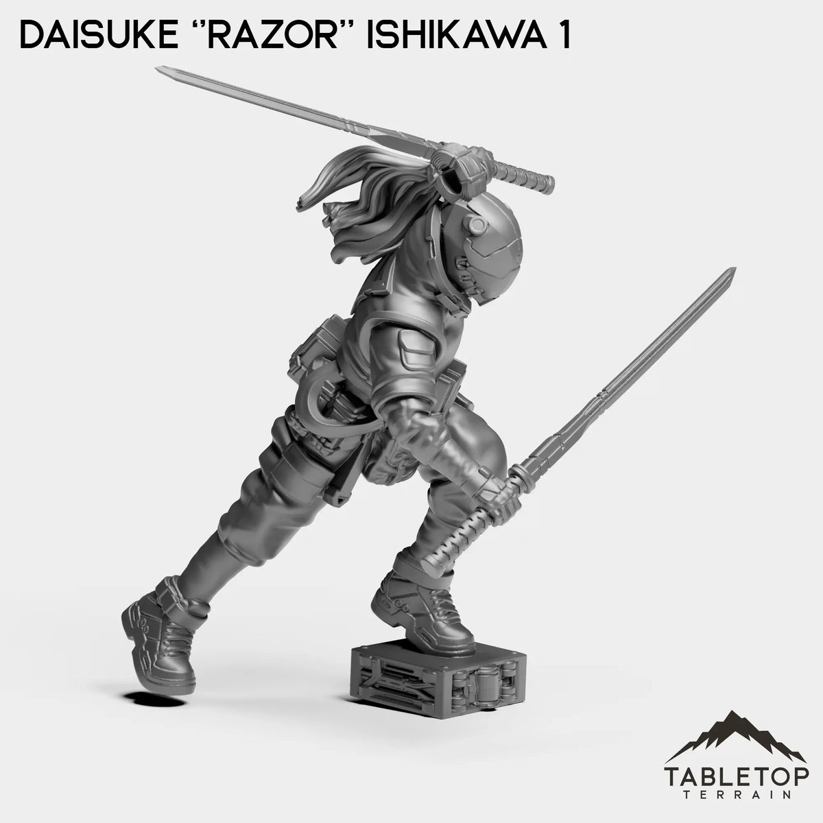 Tabletop Terrain Miniature Daisuke ''Razor'' Ishikawa