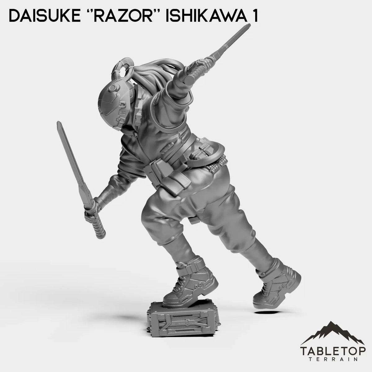 Tabletop Terrain Miniature Daisuke ''Razor'' Ishikawa