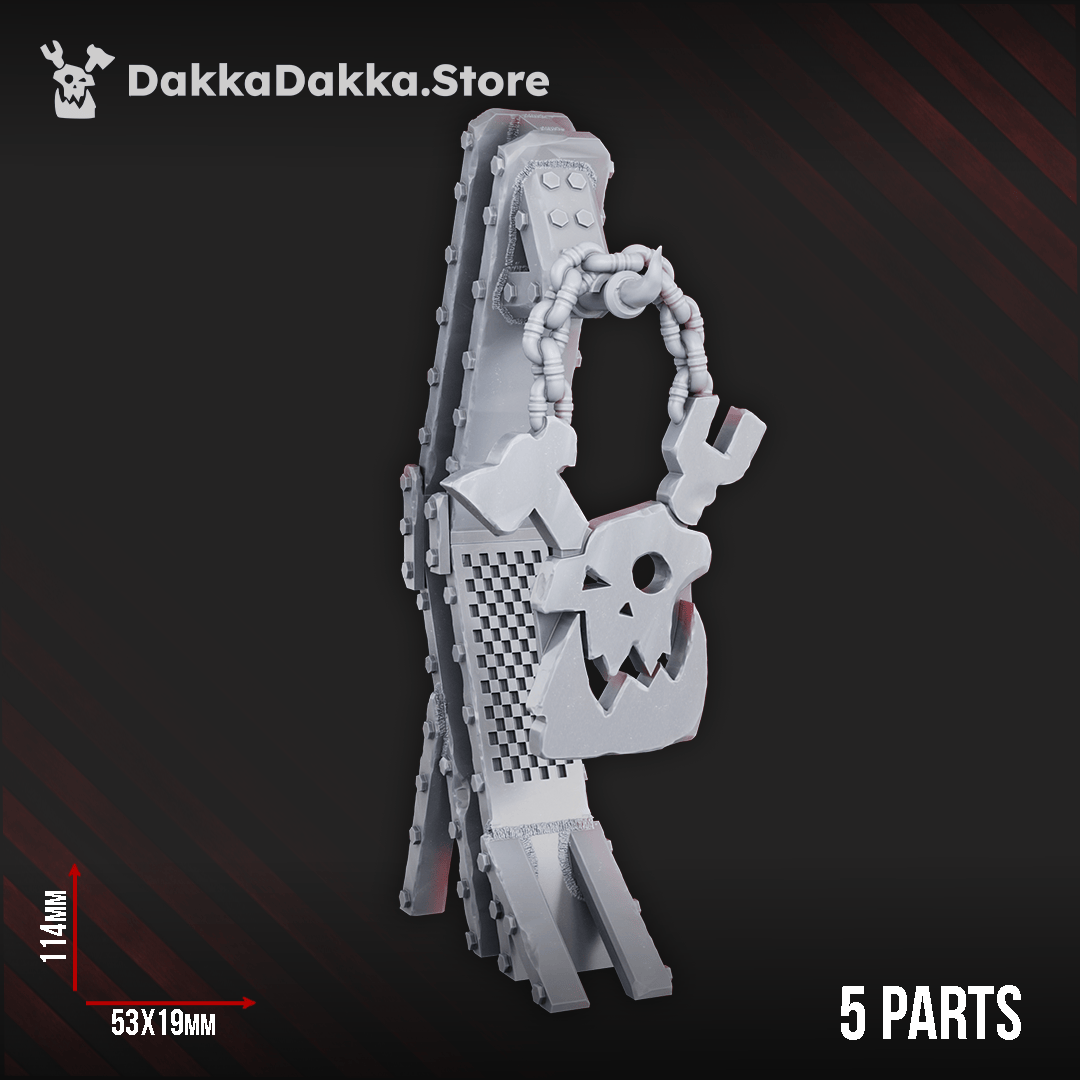 Tabletop Terrain Miniature Dakka Sign