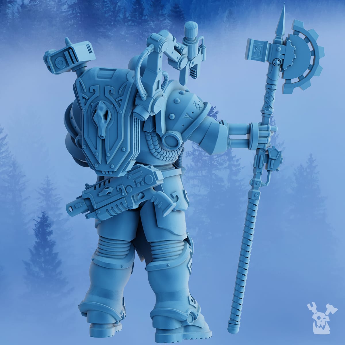 Tabletop Terrain Miniature Dangran, Father of Ethereal Mountains