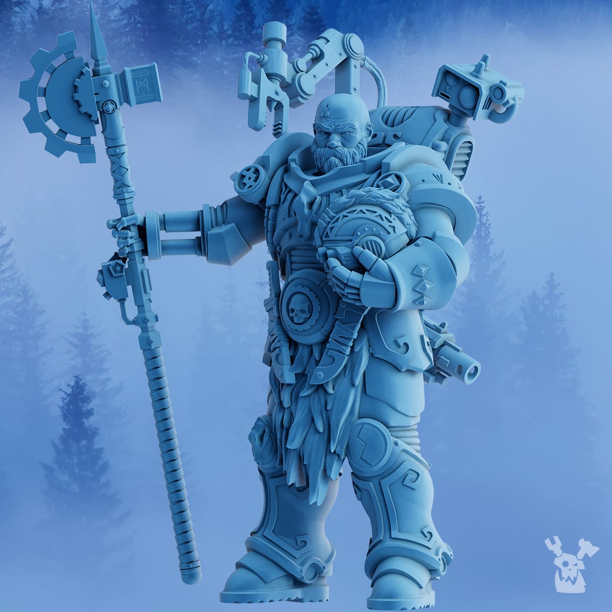 Tabletop Terrain Miniature Dangran, Father of Ethereal Mountains