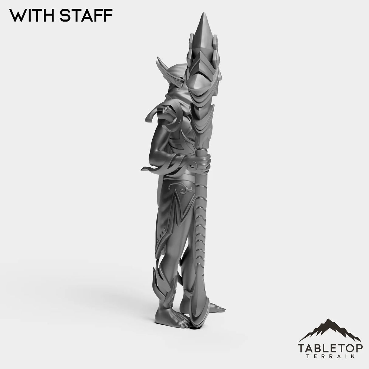 Tabletop Terrain Miniature Darkness First Arcanist Female