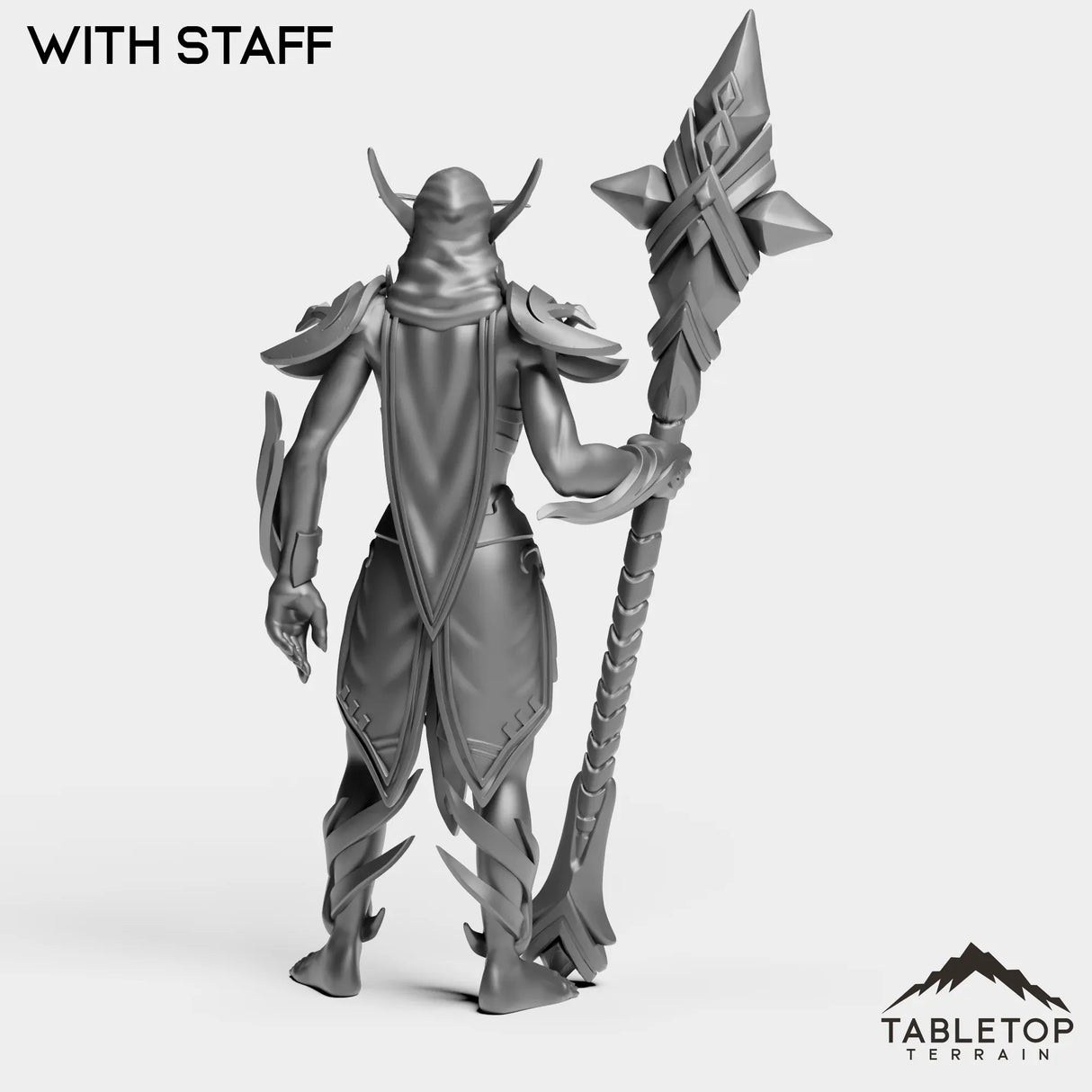 Tabletop Terrain Miniature Darkness First Arcanist Female