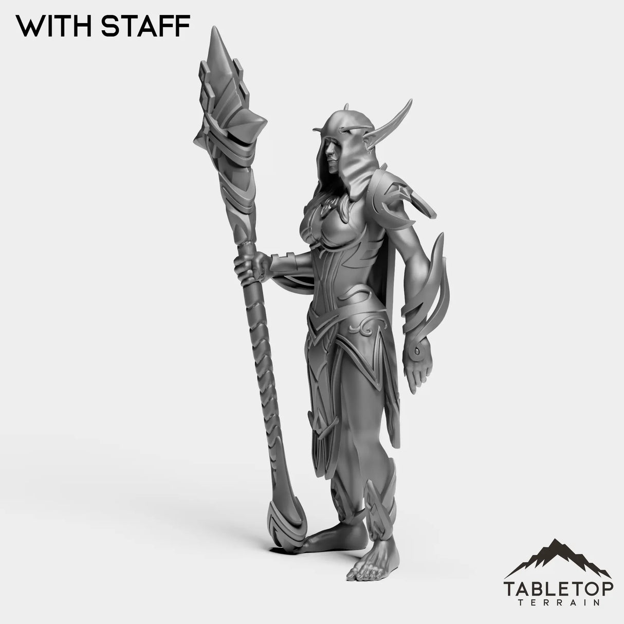 Tabletop Terrain Miniature Darkness First Arcanist Female