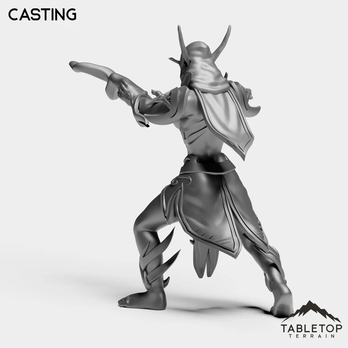 Tabletop Terrain Miniature Darkness First Arcanist Female