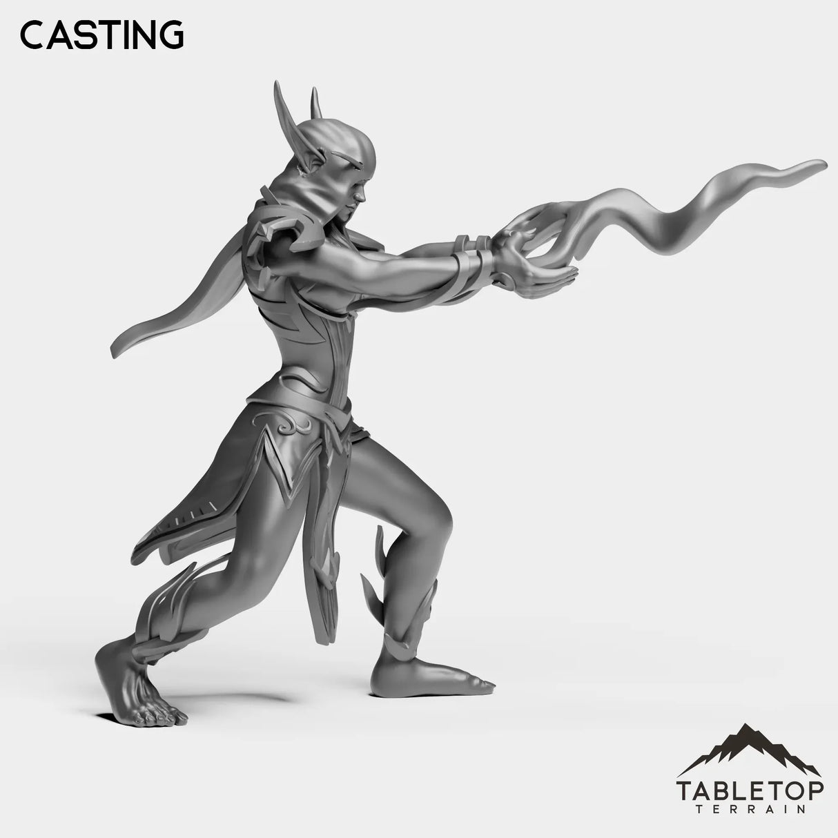 Tabletop Terrain Miniature Darkness First Arcanist Female