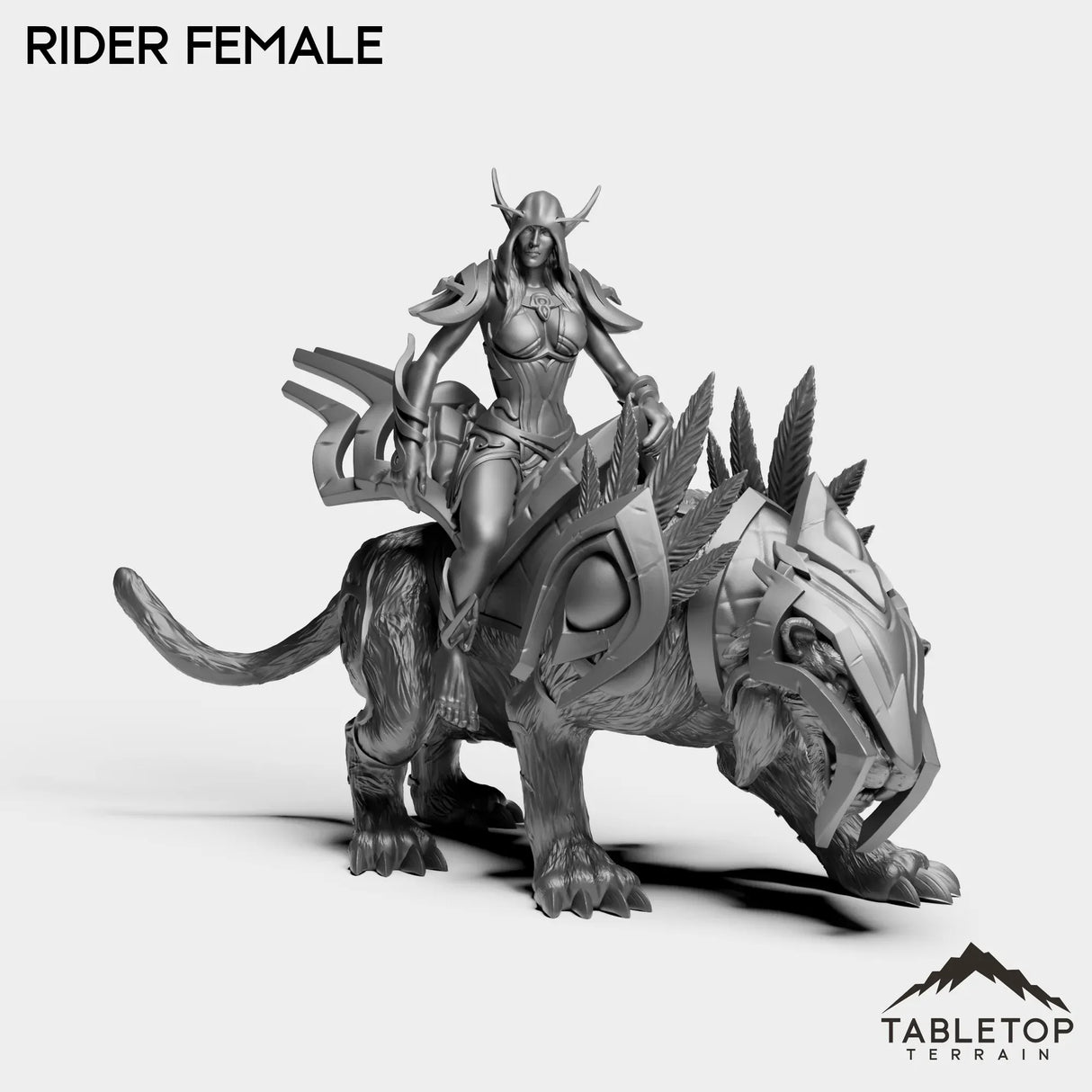 Tabletop Terrain Miniature Darkness First Arcanist Rider