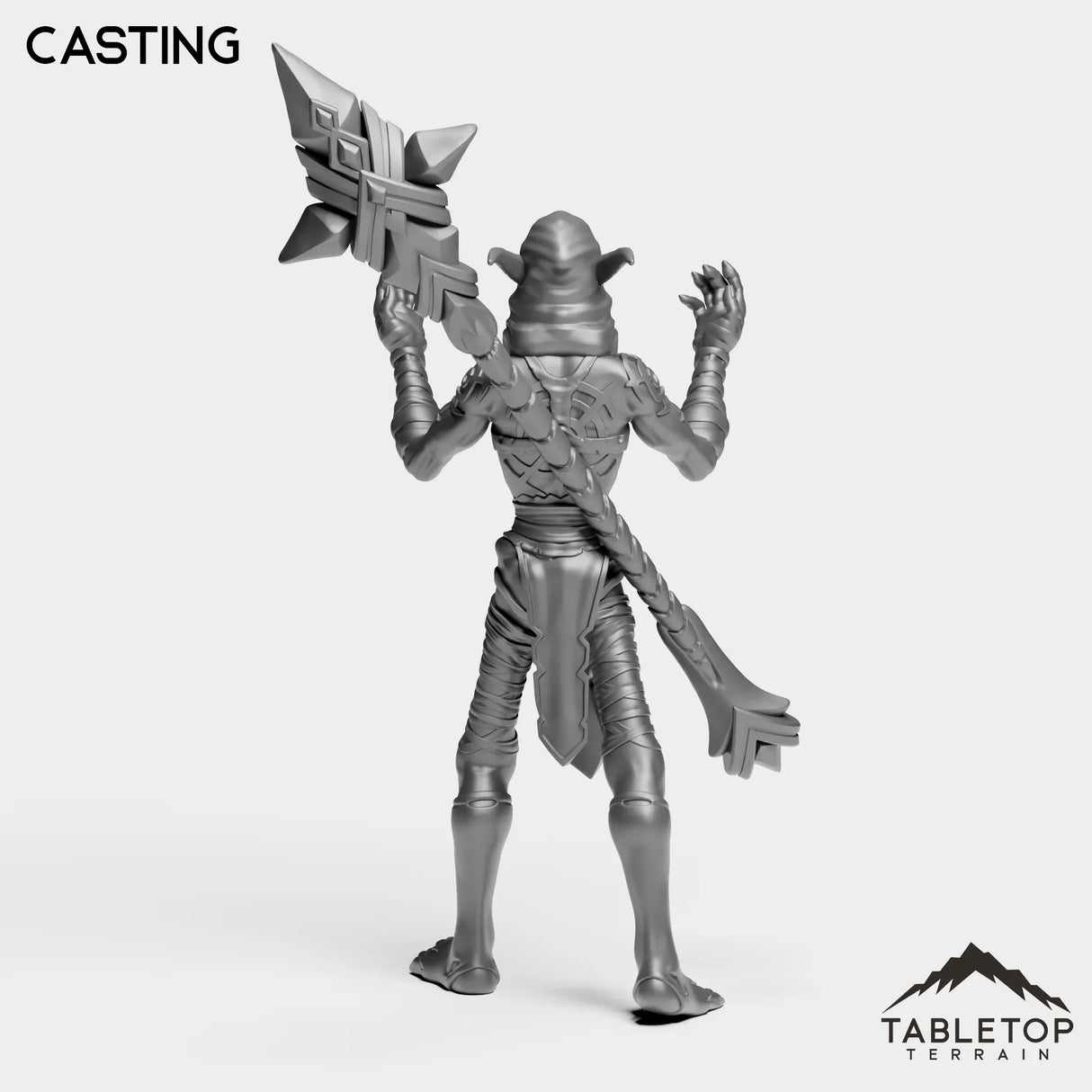 Tabletop Terrain Miniature Darkness Nightfallen First Arcanist Female
