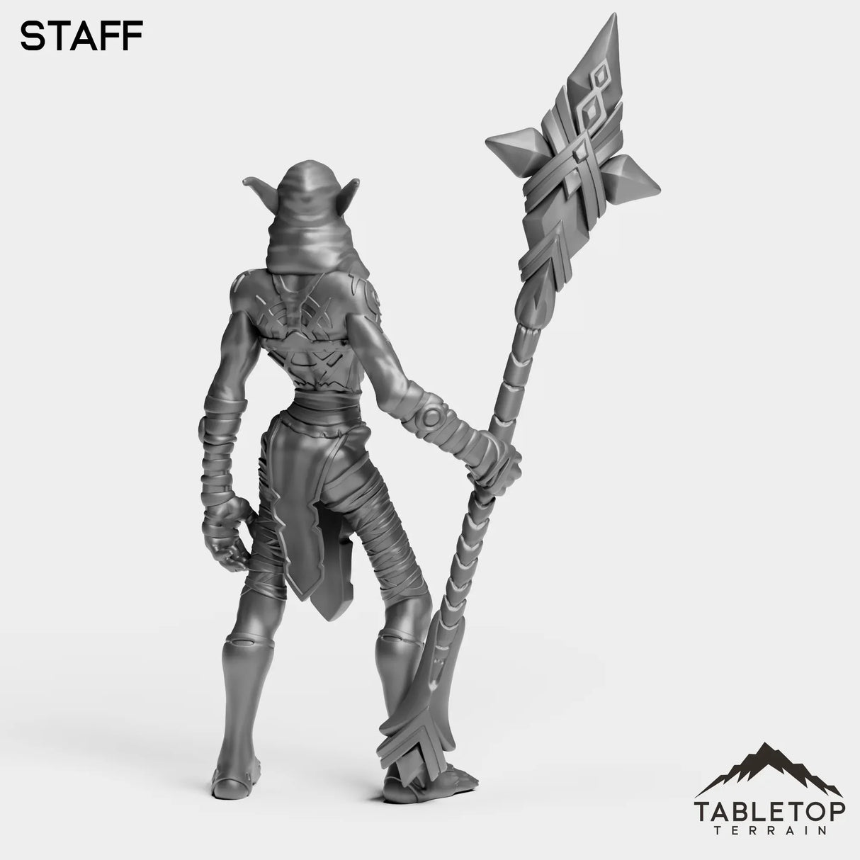 Tabletop Terrain Miniature Darkness Nightfallen First Arcanist Female