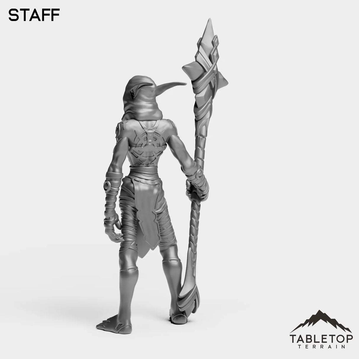 Tabletop Terrain Miniature Darkness Nightfallen First Arcanist Female